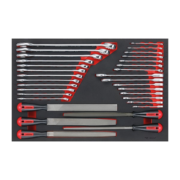 TTEX32 32 Piece EVA Spanner & File Set
